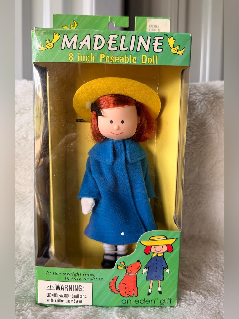 Madeline & Friends MADELINE 8” Poseable Doll by Eden Vintage 1996 - NEW